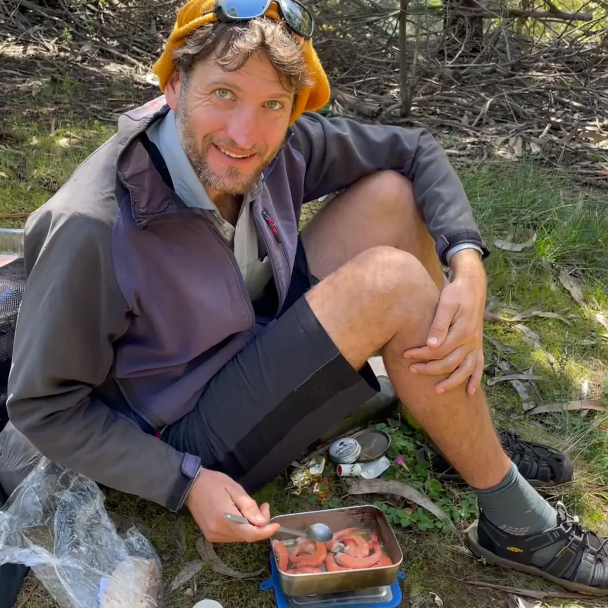 Rezension-Hannes2 Shrimps Shrimps beim Wandern