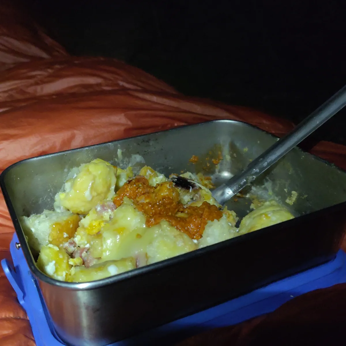Was-isst-du-beim-weitwandern Brotauflauf Brotauflauf